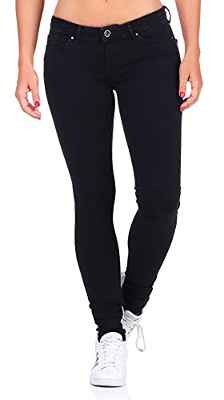 Only Onlcoral Life SL SK Power Azg3659 Noos Pants, Black Denim, 30W x 34L para Mujer