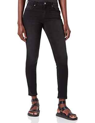 Only Onldaisy Reg Push Up SK ANK Dnm Jeans, Negro/Detalles: Lavado, 29W / 32L para Mujer