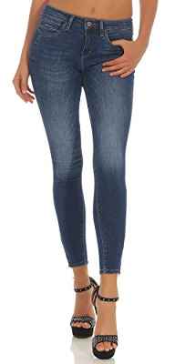 Only Onlkendell Reg SK ANK JNS Cre178067 Noos Vaqueros Skinny, Gris (Medium Blue Denim Medium Blue Denim), W27/L32 para Mujer