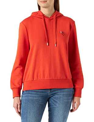 Only Onlnoomi-Sudadera con Capucha con Logotipo L/S, Red Clay/Print:Only Logo, XS para Mujer