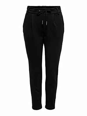 Only ONLPOPSWEAT Every Life Easy PNT Noos Pantalón de Vestir, Black, L/32 para Mujer