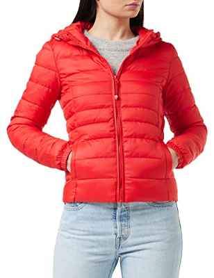 Only Onltahoe Hood Jacket Otw Noos Chaqueta, High Risk Red, M para Mujer