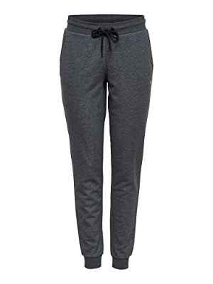 Only Onpelina Pantalones Deportivos, Gris (Dark Grey Melange Dark Grey Melange), 38 (Talla del Fabricante: Small) para Mujer