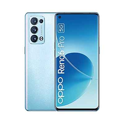 OPPO Reno 6 Pro 5G - Teléfono Móvil libre, 12GB+256GB, Cámara 50+16+13+2 MP, Smartphone Android, Batería 4500mAh, Carga Rápida 65W, Dual SIM, Cable USB extra - Gris