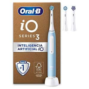 Oral-B iO 3 Cepillo De Dientes Eléctrico con Mango Recargable y 3 Cabezales de Recambio