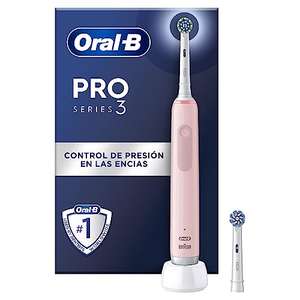 Oral-B Pro Series 3 Cepillo de Dientes Eléctrico con Mango Recargable y 2 Cabezales Climate Pledge Friendly Climate Pledge Friendly