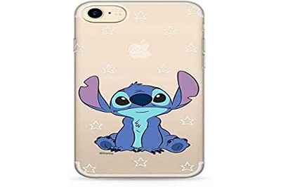 Original y con Licencia Oficial Disney Lilo i Stich Funda de teléfono móvil para iPhone 7/8/ SE 2 Adaptación óptima a la Forma del Smartphone, Cubierta Protectora de Silicona