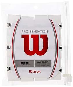 Pack 12 Wilson Overgrip Pro Lisos Blancos