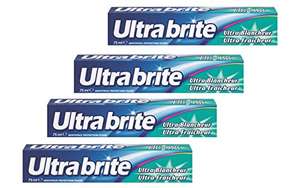 Pack 4 Paquetes de Pasta de dientes 75 ml - Ultra Brite (0.94cents/ud)