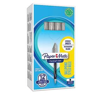 Pack Bolígrafos Paper Mate Flexgrip Elite 12 unidades [Compra recurrente]