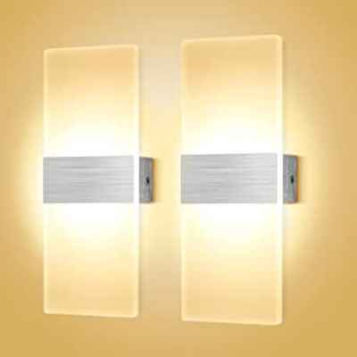 Pack de 2 Apliques Pared LED 12W Interior 