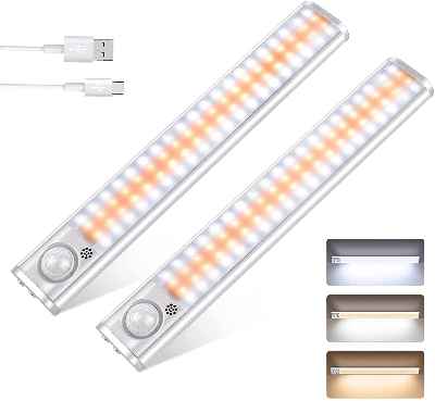 Pack de 2 Luces LED Armario Sensor de Movimiento 1800mAh