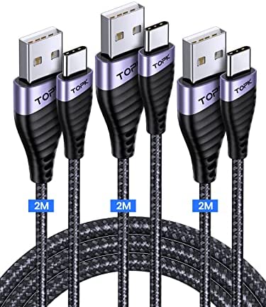 Pack de 3 cables Tipo C carga rápida 