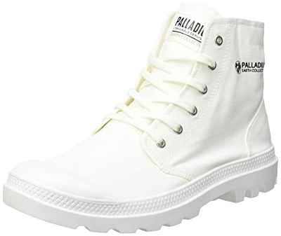 Palladium Pampa Hi Organic II, Zapatillas Unisex Adulto, Star White, 37 EU