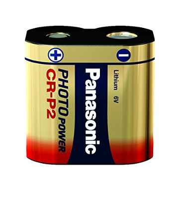 Panasonic Photo Lithium Battery CRP2 - Pilas (Nickel-Oxyhydroxide (NiOx), 6 V, 1400 mAh, 34 mm, 17 mm, 45 mm)