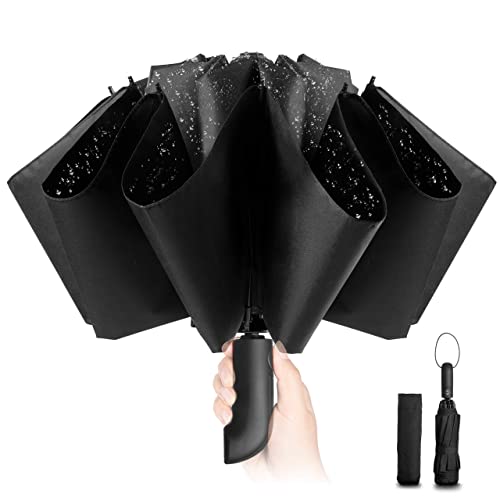 Paraguas plegable compacto invertido