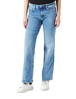 Pepe Jeans Aubrey Pantalones, Azul (000DENIM MG1), 29W / 32L para Mujer