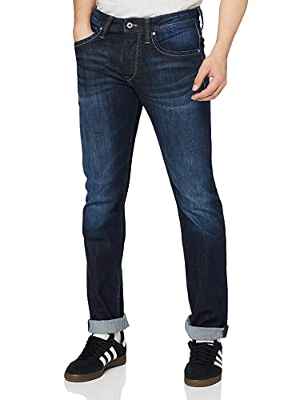 Pepe Jeans Cash Vaqueros, Azul (11Oz Streaky Stretch Dk Z45), 34W/34L para Hombre