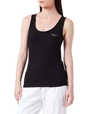 Pepe Jeans Duni N Camiseta, Negro (Black), XL para Mujer