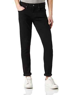 Pepe Jeans FINSBURY, Pantalones para Hombre, Negro (000DENIM XE5), 33W/34L