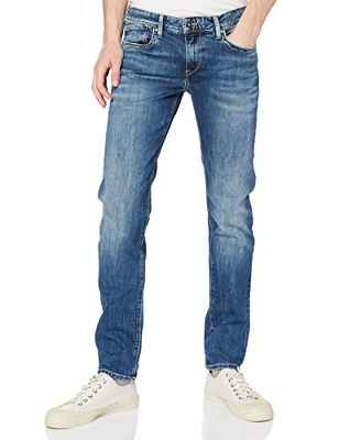 Pepe Jeans Hatch Vaqueros para Hombre, Azul (Blue Denim Z23), 34W/32L