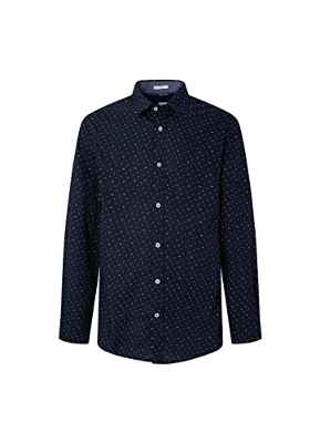 Pepe Jeans Hombre Formby Camisa, Azul (Dulwich), M