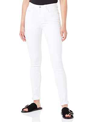 Pepe Jeans Mujer Regent PL200398 Jeans, White Denim, 25W / 30L