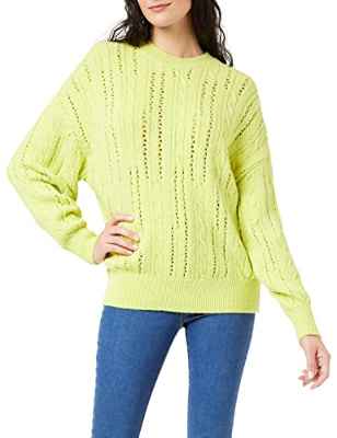 Pepe Jeans Pia Jersey para Mujer, L, Verde (Lima 607soft)