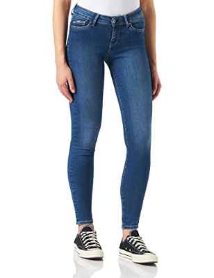 Pepe Jeans Pixie Pantalones, 000denim, 26W Regular para Mujer