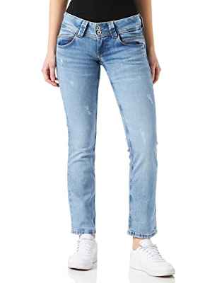 Pepe Jeans Venus Pantalones, 000denim, 30W Regular para Mujer