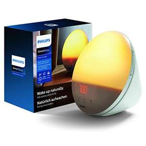 Philips HF3519/01 Despertador de luz con simulación del amanecer, Radio FM y lámpara de lectura
