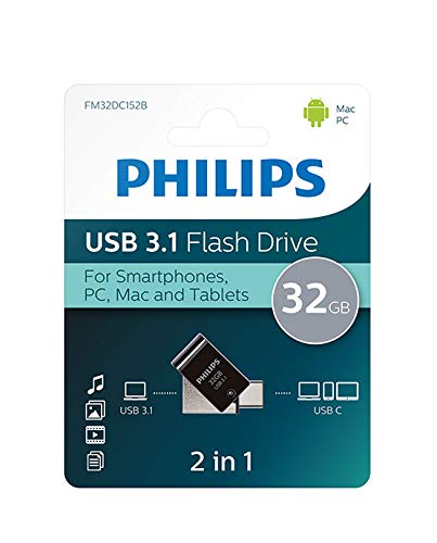 Philips USB Flash Drive 2-in-1 32GB