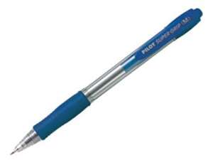 Pilot Super Grip - Bolígrafo punto medio - Azul - (Caja 12 unidades) [0'64€/ud]
