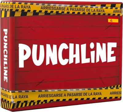 Platonia Games PUNCHLINE – Versión española – Juego de Fiesta Culto – Juego de Mesa para Adultos – Cumpleaños, Fiestas, Vacaciones, Regalo – Humor Negro