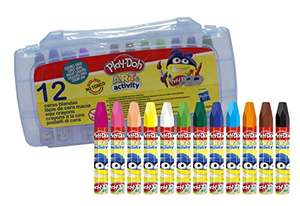 Play Doh, Ceras Blandas de 12 Colores Variados