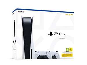 Playstation 5 Consola + 2 Mandos Inalámbrico Dualsense blanco