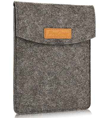 ProCase 6 Pulgadas Funda de Fieltro, Bolsa Portátil Cubierta Protectora for 5 – 6 Pulgadas Tablet Movil Smartphone, Amazon Kindle Paperwhite/Voyage / E-Reader E-Book -Gris