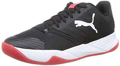 PUMA Accelerate Pro, Zapatillas de balonmano, para Unisex adulto, Negro (Puma Black-Puma White-High Risk Red), 42.5 EU