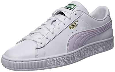 PUMA Basket Classic XXI, Zapatillas, Hombre, Puma White-Lavender Fog, 37.5 EU