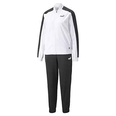 PUMA Béisbol Tricot Suit Cl Chándal, Mujer, Blanco, S