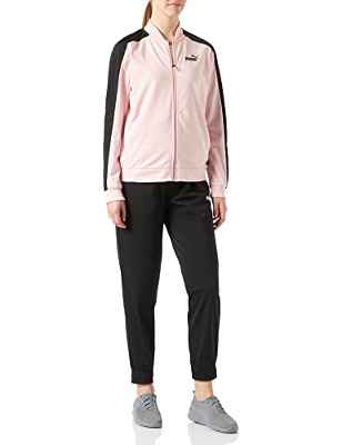 PUMA Béisbol Tricot Suit Cl Chándal, Mujer, Rosa Tiza, S