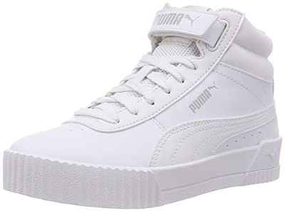 PUMA Carina Mid, Zapatillas Mujer, Blanco, 37 EU