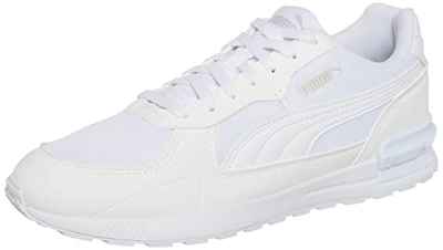 PUMA Graviton, Zapatillas, para Unisex adulto, Blanco (Puma White-Puma White-Gray Violet), 45 EU