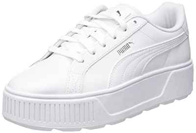 PUMA Karmen L, Zapatillas Mujer, Multicolor White Silver, 38.5 EU