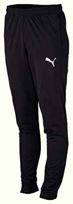 PUMA Liga Sideline Poly Pants Core Pantalones, Hombre, Negro (Negro/Blanco), 2XL