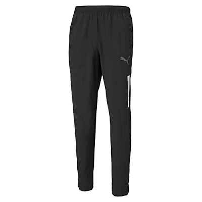 PUMA Pantalones teamLIGA Sideline Pants, Puma Black-puma White, L