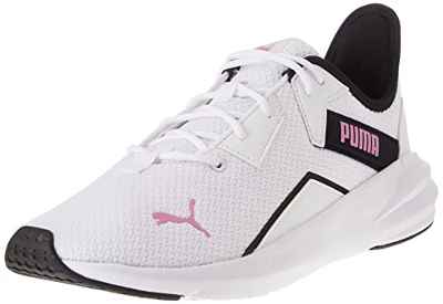 PUMA Platinum Shimmer Wn's, Zapatillas de Gimnasio Mujer, Blanco Black Opera Mauve, 40.5 EU