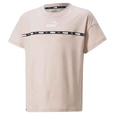 PUMA Power Tape tee G Camiseta, Unisex bebé, Rose Quartz, 164