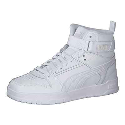 PUMA RBD Game Jr, Zapatillas, Multicolor White White Team Gold, 36 EU