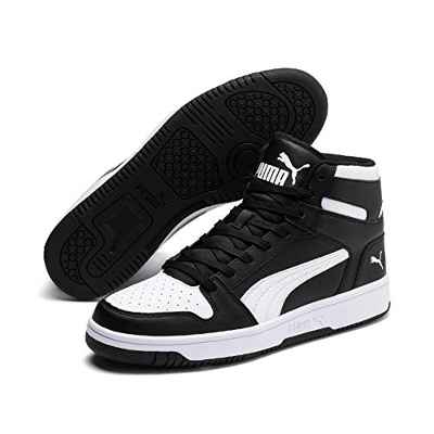 PUMA Rebound Layup SL, Zapatillas Unisex Adulto, Black White, 42 EU